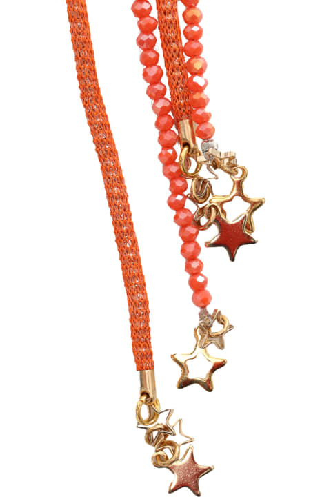 Jewelry Sale for Women Lorena Antoniazzi Orange Beaded Necklace