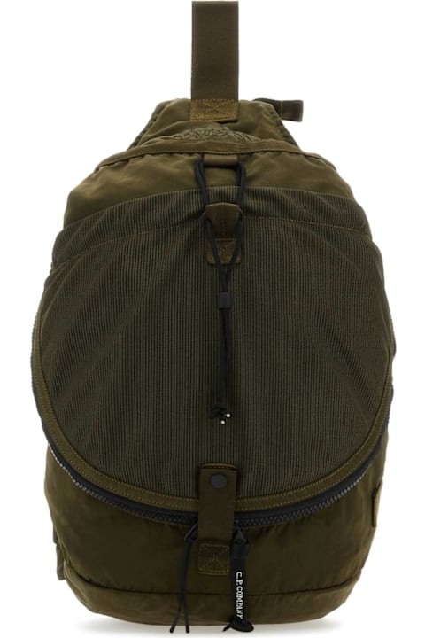 Bags for Men C.P. Company Army Green Nylon Nylon B Crossbody Bag