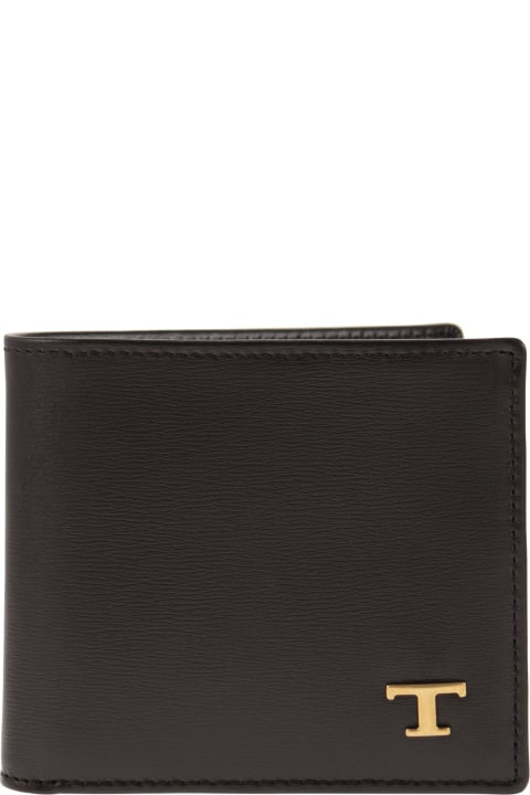 メンズ Tod'sの財布 Tod's Leather Wallet With Logo