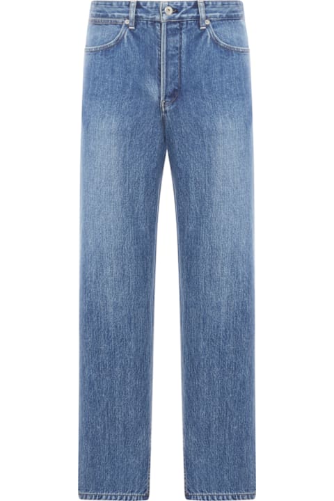 The Denim Edit for Men Jil Sander Logo-patch Cotton Tapered Jeans