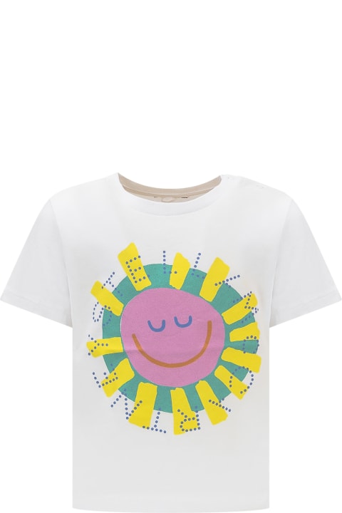 Topwear for Baby Boys Stella McCartney Kids Sunshine T-shirt