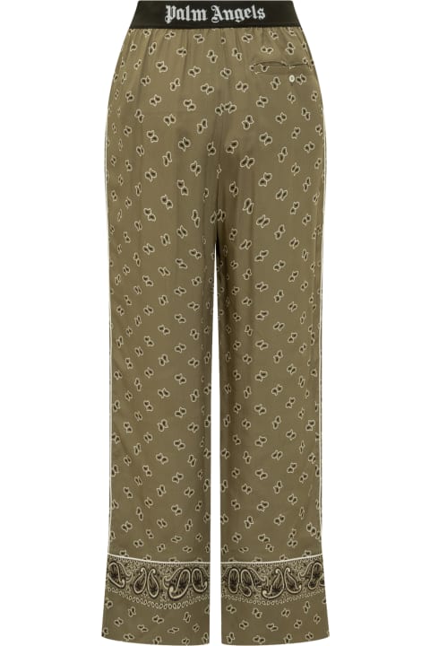 Homeware Palm Angels Paisley-printed Piped-trim Detailed Trousers