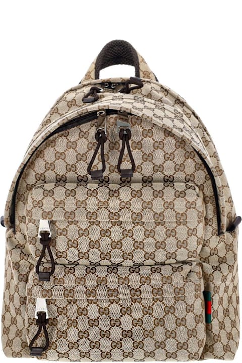 Gucci for Men Gucci Logo Medium Backpack