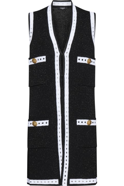 Balmain Coats & Jackets for Women Balmain Maxy Cardigan Knit Cardigan