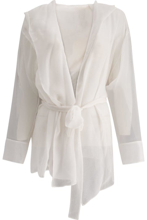 Homeware Max Mara Hooded Chiffon Jacket