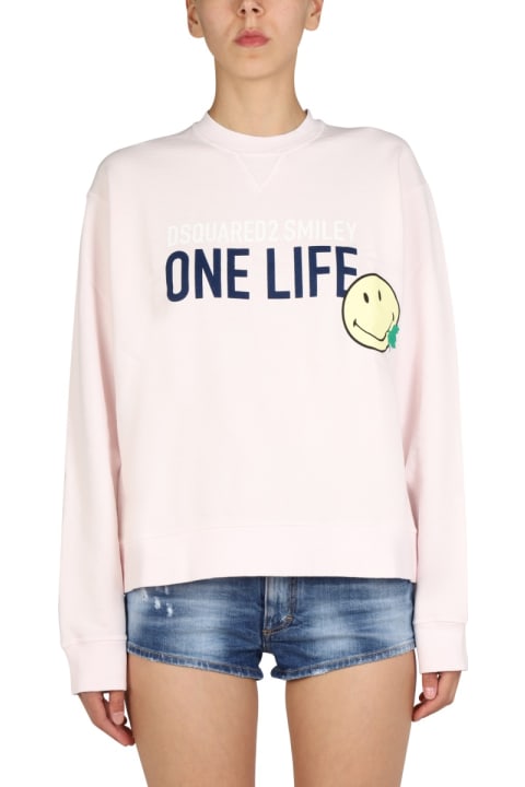 Homeware Dsquared2 Logo Print Sweatshirt