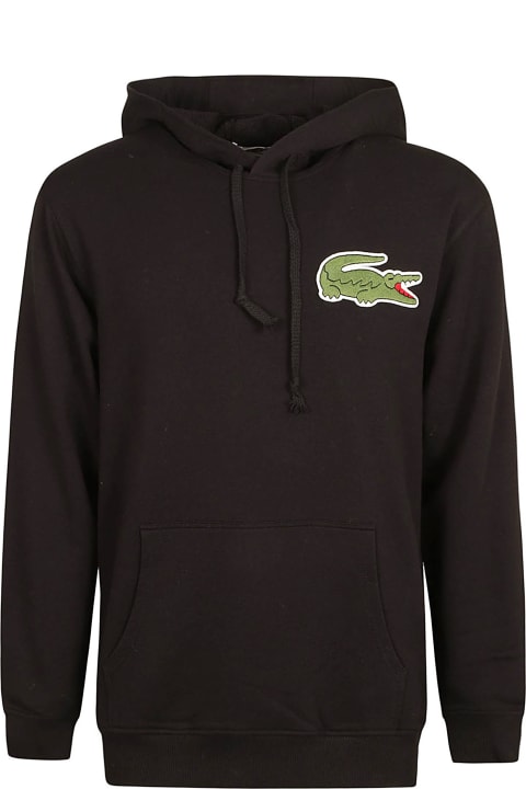 Croco Patched Hoodie