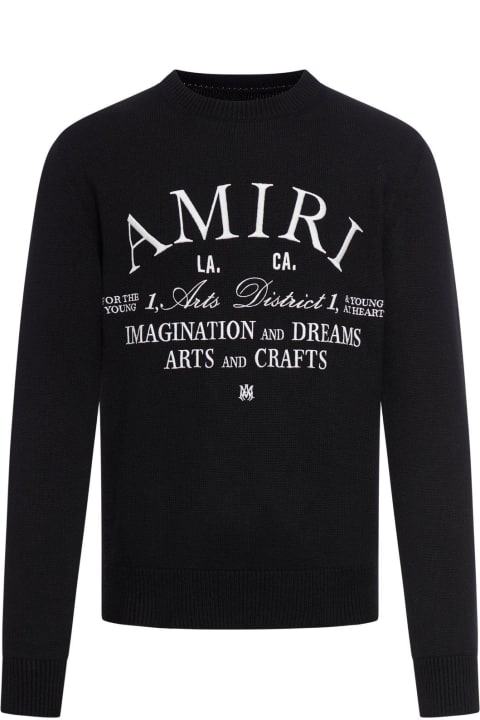 AMIRI for Men AMIRI Arts District Logo Embroidered Jumper