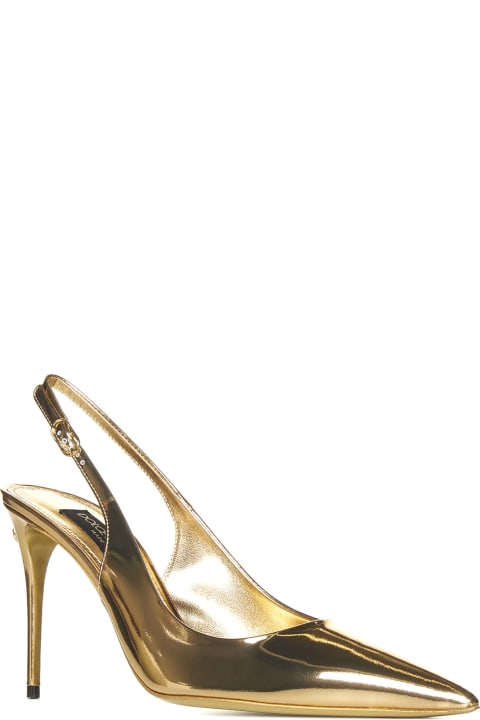 Dolce & Gabbana Shoes for Women Dolce & Gabbana Leather Sling Back Shoe