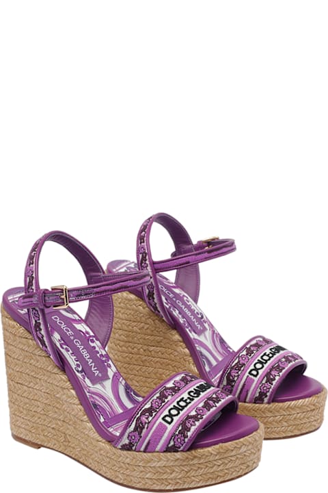 Homeware Dolce & Gabbana Maiolica Embroidery Wedges
