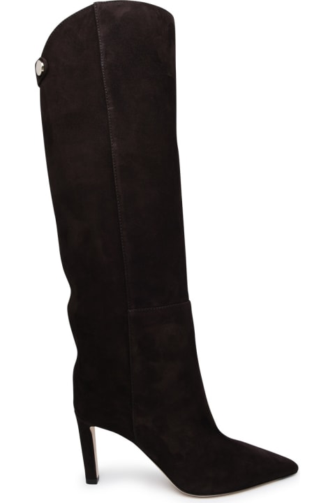 Alizze Coffee Suede Boots