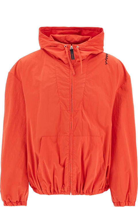 Marni Coats & Jackets for Men Marni Red Cotton Blend Jacket
