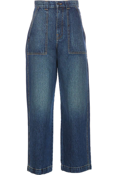 Khaite Jeans for Women Khaite Hewitt Denim Jeans