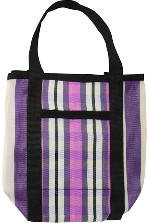 Isabel Marant Totes for Women Isabel Marant Striped Pattern Top Handle Bag