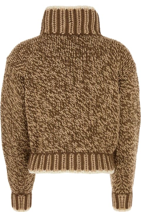 Fashion for Women Moncler Two-tone Wool Blend Sweater