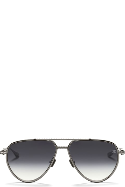 ウィメンズ アイウェア Valentino Eyewear V-stud Ii - Black Rhodium Sunglasses