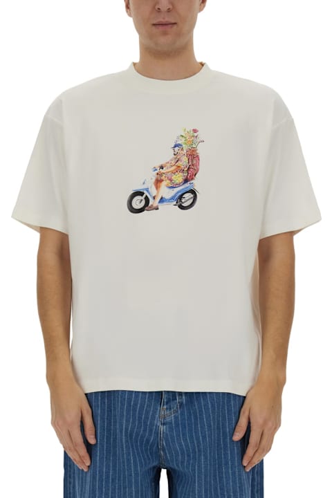 Drôle de Monsieur Topwear for Men Drôle de Monsieur T-shirt With "golfeu" Print