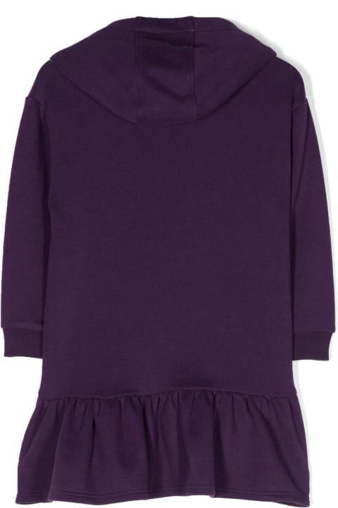 Dresses for Girls Little Marc Jacobs Purple Cotton Dress