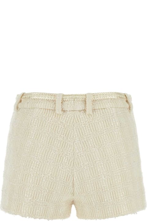 Gucci for Women Gucci Ivory Tweed Shorts