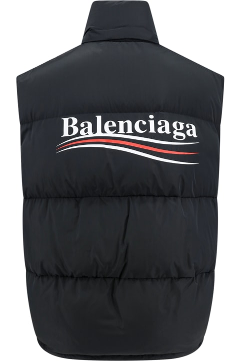 Coats & Jackets for Men Balenciaga Political Campaign Cocoon Puffer Gilet