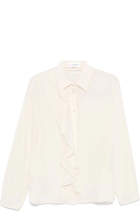 Victoria Beckham Topwear for Women Victoria Beckham Ruffle Details Blouse