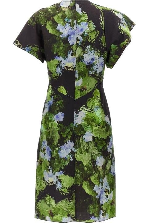 Homeware Victoria Beckham Floral Printed Dress