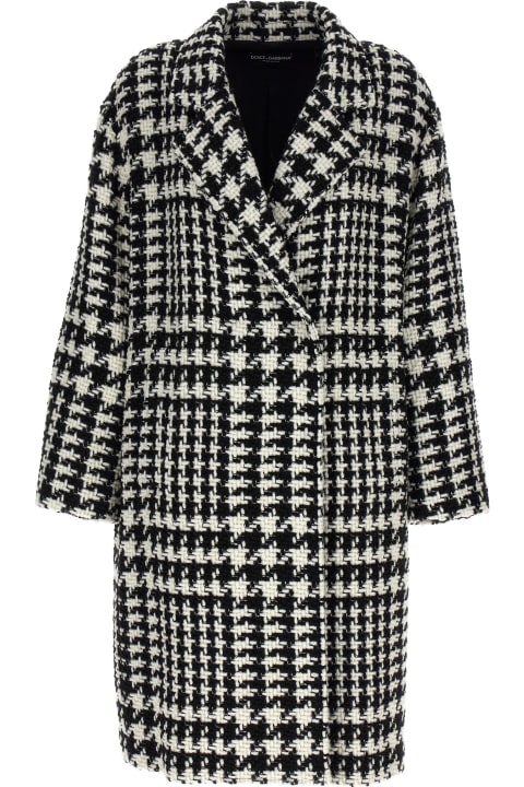 Dolce & Gabbana Sale for Women Dolce & Gabbana 'pied De Poule' Coat