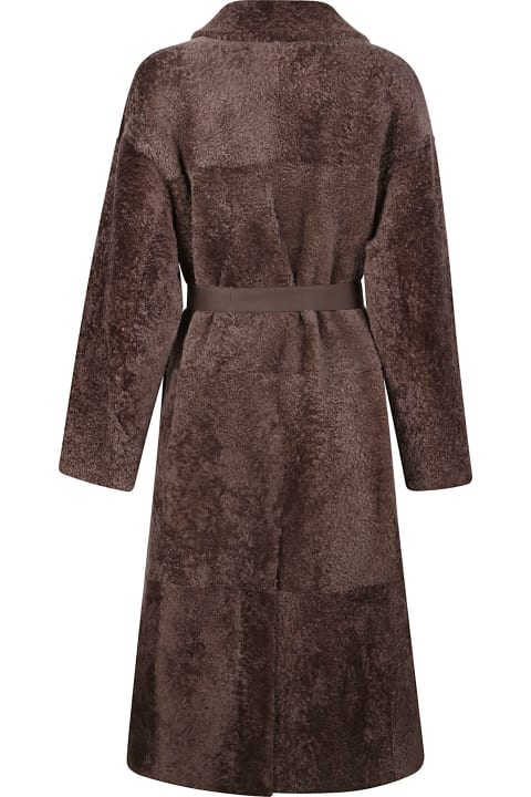Blancha Coats & Jackets for Women Blancha Merino Light Astrakan Coat