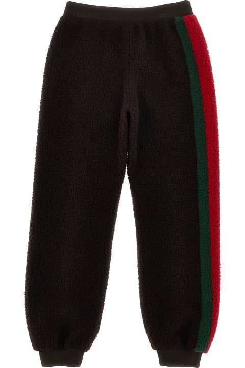 Bottoms for Girls Gucci Web Tape Teddy Joggers
