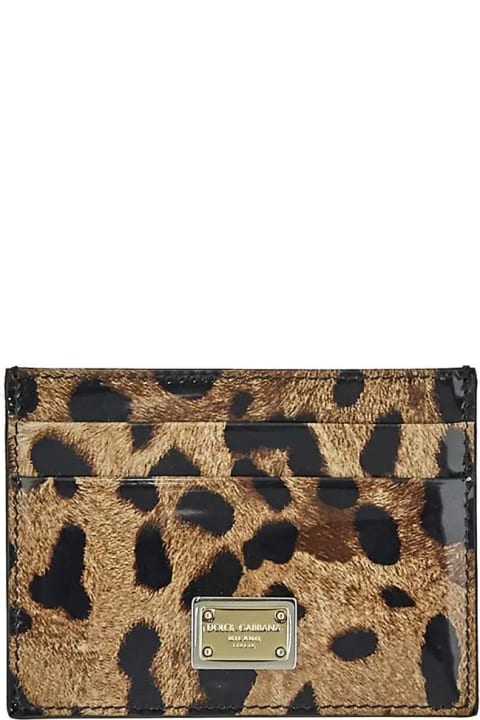 Dolce & Gabbana Wallets for Women Dolce & Gabbana Leopard-print Card Holder