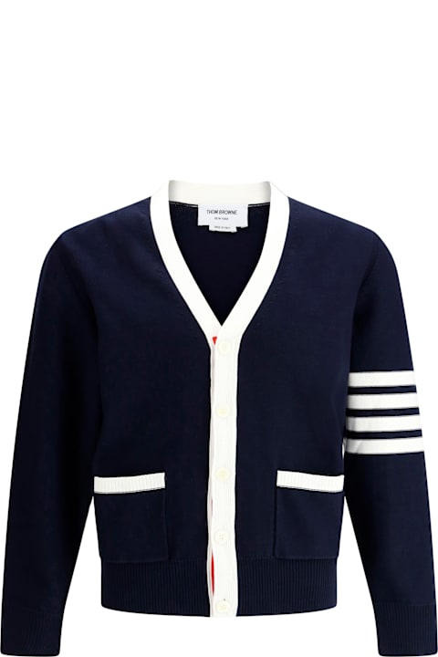 Homeware Thom Browne Cardigan With Iconic Stripes