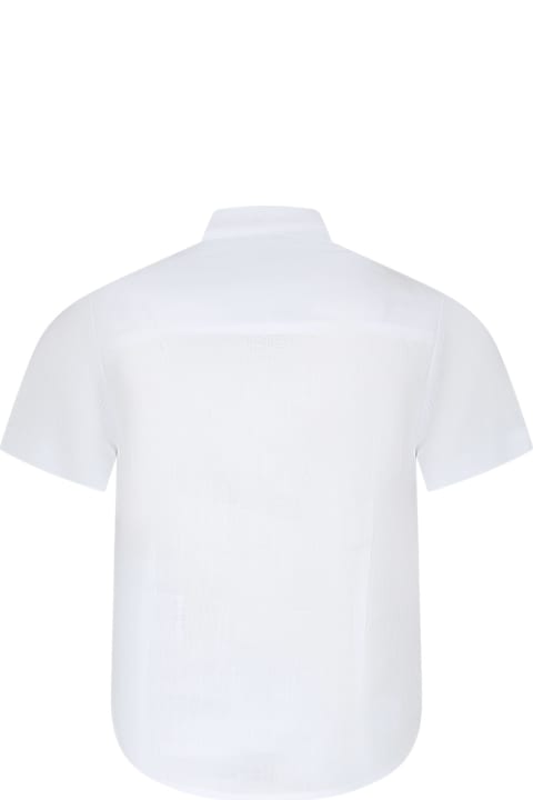 Fay Shirts for Boys Fay White Shirt For Boy
