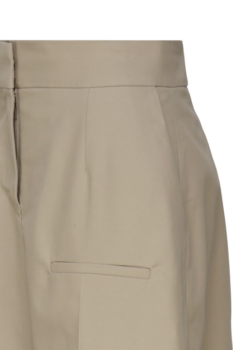 Loewe Pants & Shorts for Women Loewe Tailored Shorts Crafted In Lightweight Cotton Gabardine