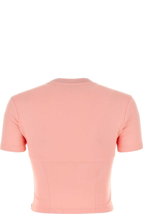 AREA Topwear for Women AREA Pink Stretch Jersey T-shirt