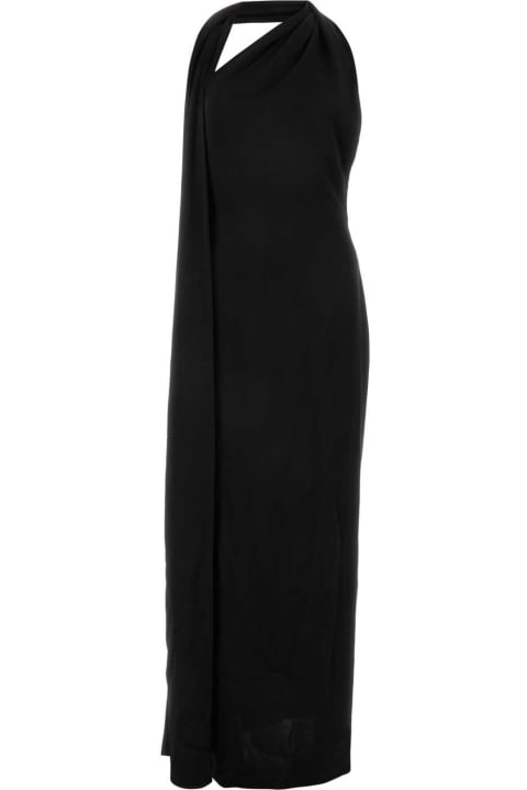 Loewe Sale for Women Loewe Black Satin Long Dress