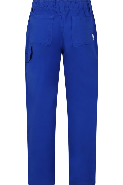 ボーイズ Tommy Hilfigerのボトムス Tommy Hilfiger Light Blue Trousers For Boy With Logo