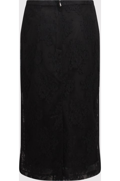 Dolce & Gabbana Clothing for Women Dolce & Gabbana Dolce & Gabbana Tulle Sheer Midi Skirt