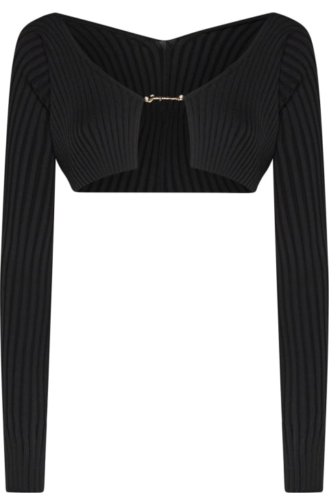 Jacquemus Sweaters for Women Jacquemus Pral Ribbed Cardigan