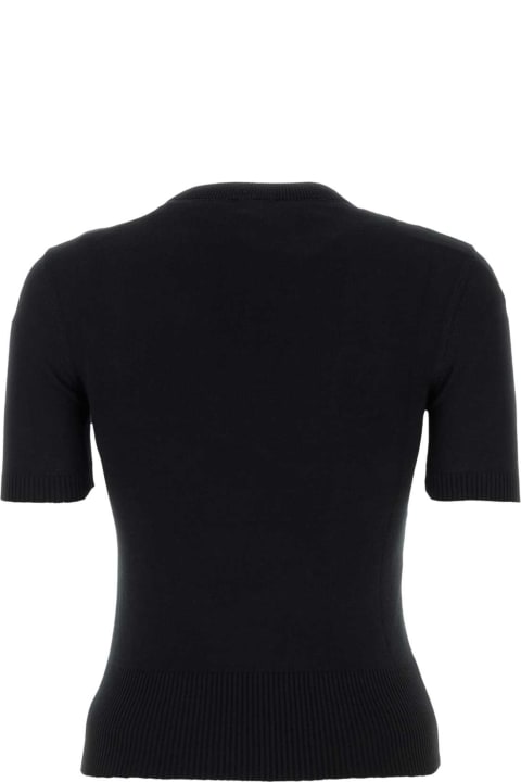 Patou for Women Patou Black Cotton Blend T-shirt