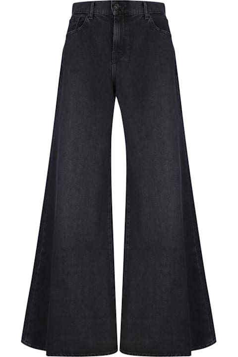 Fashion for Women 7 For All Mankind Willow Wide Leg Black Jeans