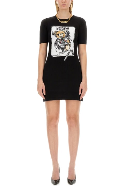 Moschino for Kids Moschino Dress With Logo