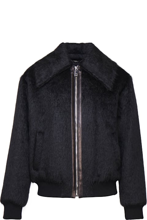 Dolce & Gabbana Clothing for Men Dolce & Gabbana Virgin Wool And Mohair Bomber Jacket