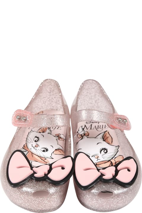 Shoes for Girls Melissa Clear Ballet Flats For Girl With Bow