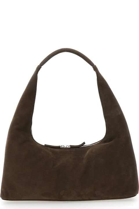 Marge Sherwood Bags for Women Marge Sherwood Btown Shoulder Bag With Logo Lettering On The Front And Fixed Shoulder Strap In Leather Woman