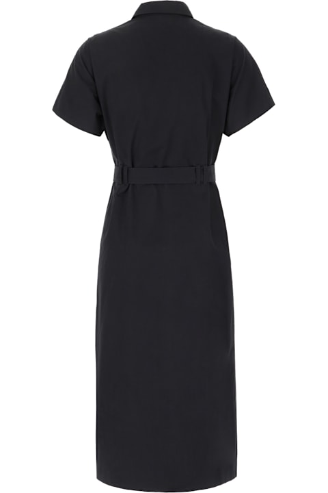 A.P.C. فساتين لـ السيدات A.P.C. Black Cotton Shirt Dress