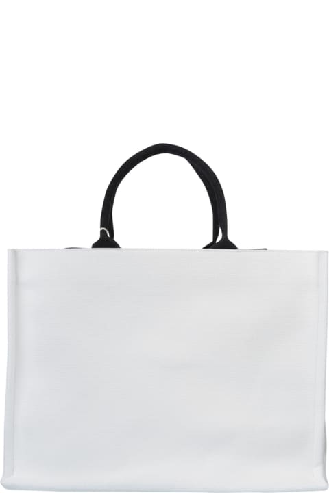 Totes for Men Marni Top Handle Logo Shopper Bag