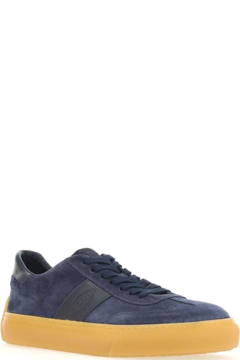 أحذية سنيكرز لـ القسم الرجالي Tod's Logo Embossed Panelled Sneakers
