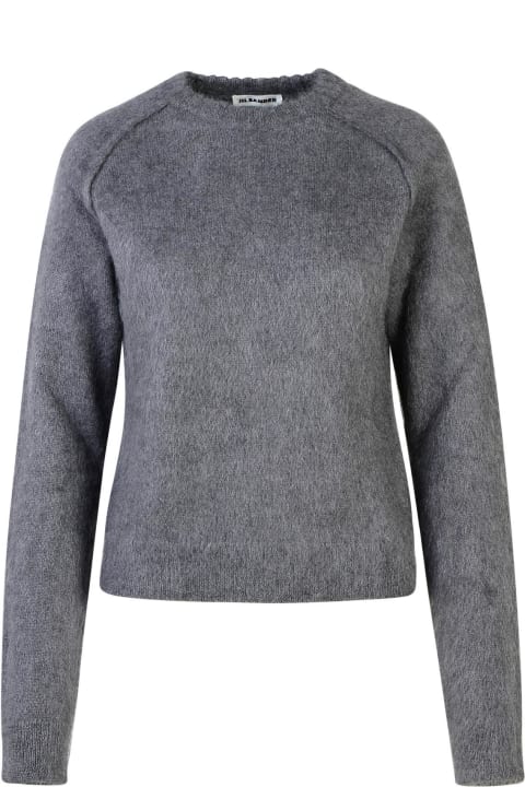Jil Sander Sweaters for Women Jil Sander Grey Wool Blend Sweater