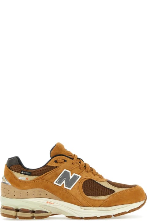 أحذية لـ القسم الرجالي New Balance Camel Suede And Mesh 2002r Sneakers