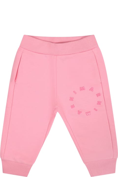 ベビーボーイズ Marniのボトムス Marni Pink Trousers For Baby Girl With Logo